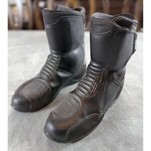 TCX X-Action Touring Motorcycle Boots Mens US 7 EU 40 Black CE EN13634 7142W